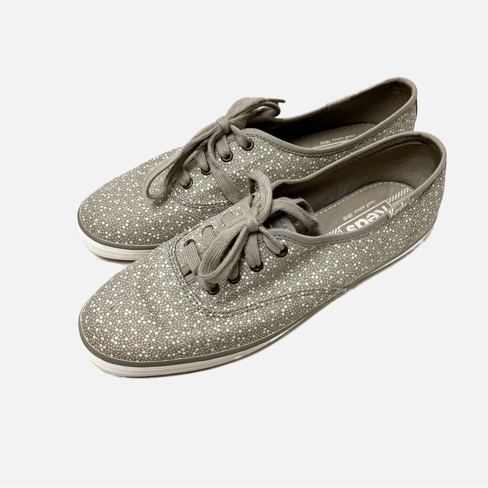 Keds Women’s Gray Seltzer Dots Sneakers Size 6.5